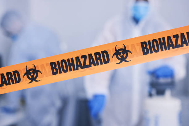 Professional Biohazard Cleanup technician working in New Market, MD